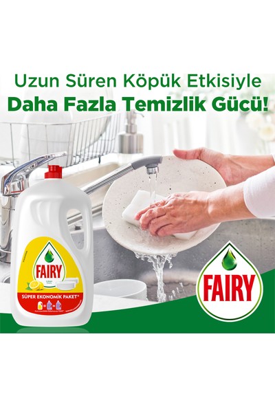 Fairy Elde Yıkama Bulaşık Deterjanı Limon 2600 ml