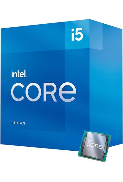 Intel Core i5-11400 2.6 GHz 6 Çekirdek 12MB Cache LGA1200 Soket UHD 730 Graphics 14nm İşlemci