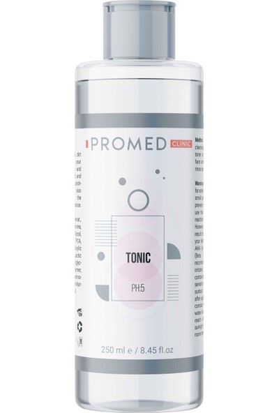 Promed Kırışıklık Karşıtı Peptit Kolajen Serum 30 ml + Kir ve Makyaj Kalıntılarını Temizleyici Tonik 250 ml