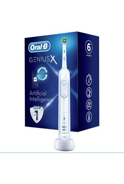 Oral-B Genius x Beyaz Elektrikli Diş Fırçası
