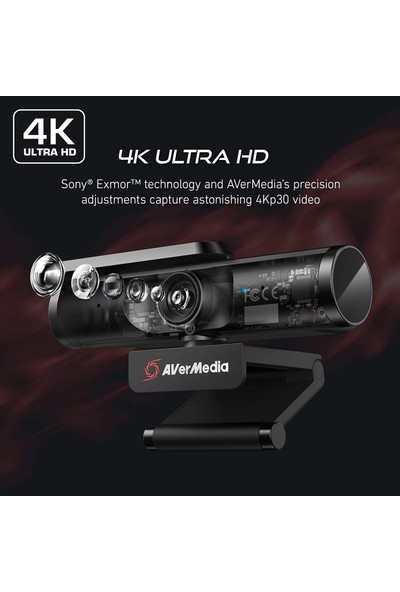 Avermedia PW513 4K Ultra Hd Webcam