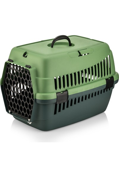 Milo Kedi Köpek Taşıma Çantası Orta Boy Koyu Yeşil