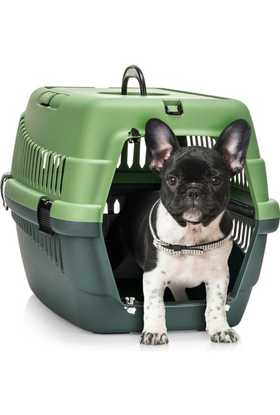 Milo Kedi Köpek Taşıma Çantası Orta Boy Koyu Yeşil