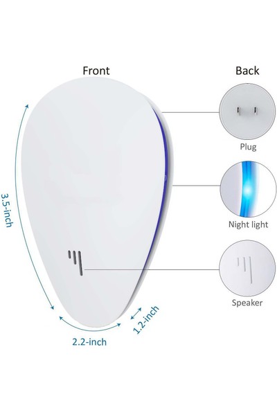 Sunsky Elektronik Deworm Kovucu Ab Fiş Beyaz (Yurt Dışından)