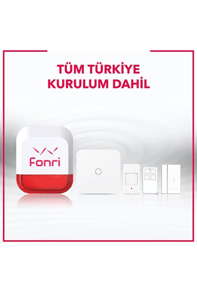 Fonri Nova Alarm Paketi 2G (Tüm Türkiye Kurulum Dahil)