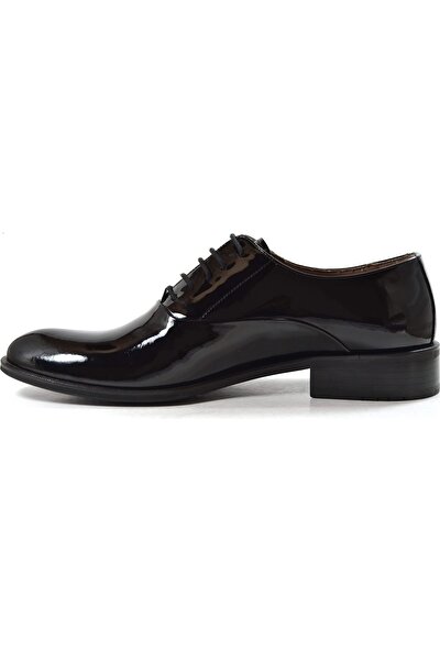 Monoman 100 Deri Rugan Siyah Bağlı Klasik Erkek Ayakkabı