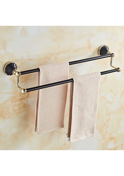 Yeni Gelenler Altın Ve Siyah Banyo Aksesuarları Seti, Kağıt Tutucu Banyo Donanım Seti | Banyo Donanım Setleri (Siyah) (Yurt Dışından)