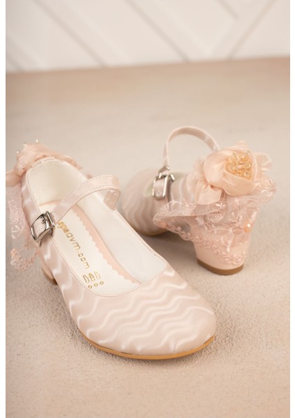 Arkası Duvaklı Topuklu Pudra Su Yolu Ayakkabı fiyatları