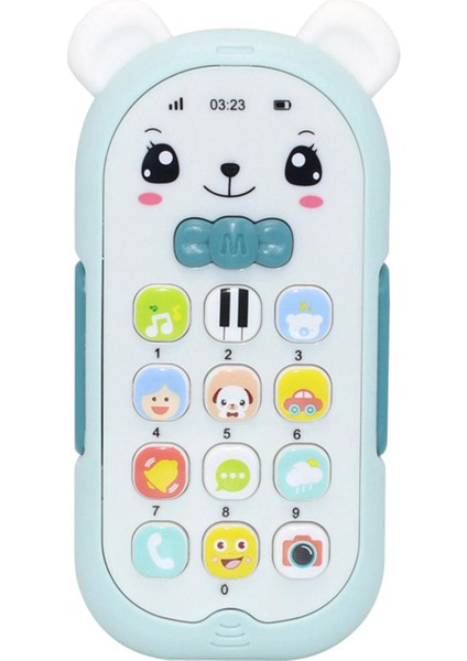 Bebek Telefon Oyuncak Cep Telefonu Erken Eğitim Öğrenme Makinesi Çocuk Hediyeler Yeşil (Yurt Dışından)
