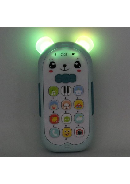 Bebek Telefon Oyuncak Cep Telefonu Erken Eğitim Öğrenme Makinesi Çocuk Hediyeler Yeşil (Yurt Dışından)