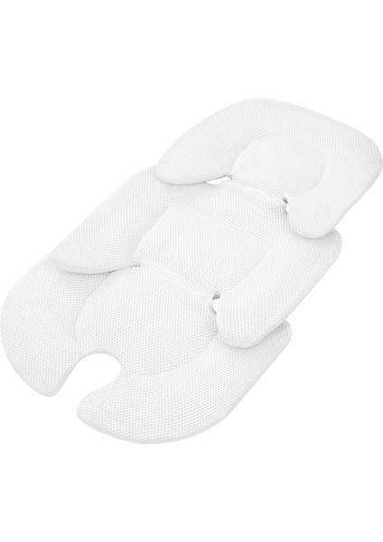 Bebek Gezginci Yastık Nefes Araba Koltuğu Ekleme Buggy Pushchair Pram Beyaz Için (Yurt Dışından)
