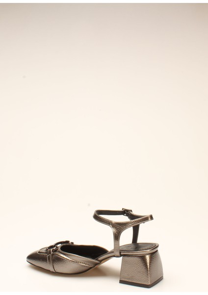 Platin Kırışık Rugan Kadın Topuklu fırsatları