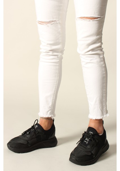 Siyah Triko Kadın Spor