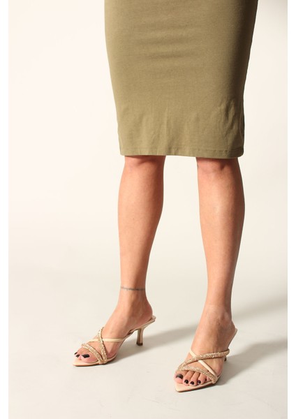 Ten Rugan Taşlı Kadın Terlik