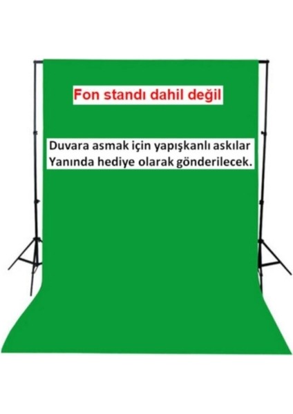 Greenbox Chromakey- Green Screen- Greenbox- Yeşil Fon Perde 2 x 3 M