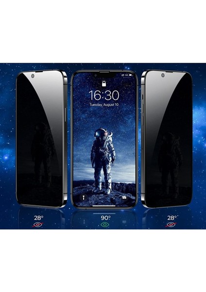 Iphone 13 Uyumlu Tam Kaplayan Gizlilik Filtreli Privacy Görünmez Hayalet Ekran Koruyucu