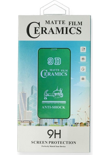 Huawei Uyumlu Mate 30 Pro Uyumlu Mat Seramik Edge Ekran Koruyucu