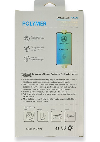 iPhone 7 Uyumlu Polymer Nano Ekran Koruyucu - Siyah