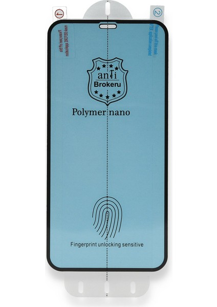 iPhone 7 Uyumlu Polymer Nano Ekran Koruyucu - Siyah