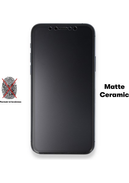 iPhone x Uyumlu Mat Seramik Nano Ekran Koruyucu