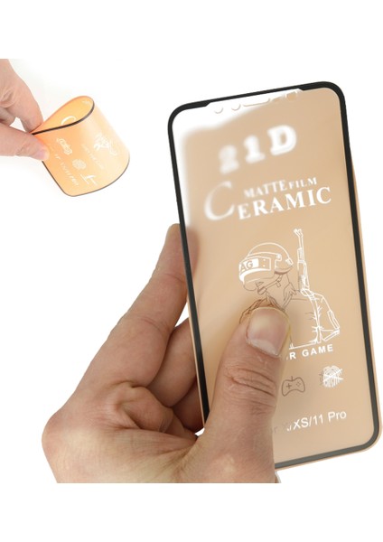 iPhone x Uyumlu Mat Seramik Nano Ekran Koruyucu