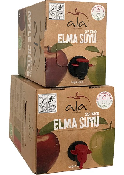 Saf %100 Kırmızı Elma Suyu - 3litre