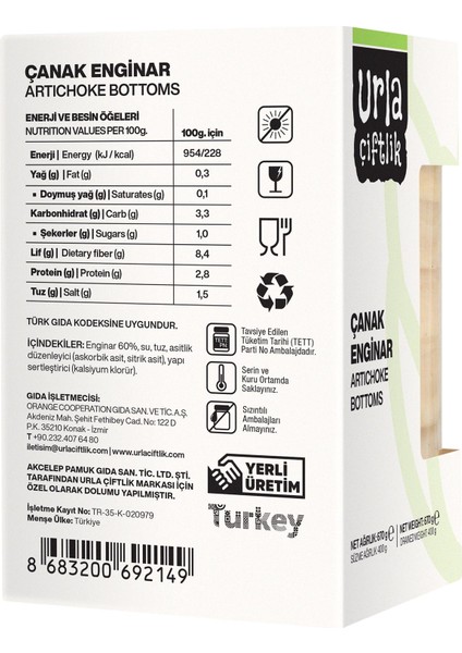 Çanak Enginar 670 gr