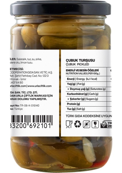 Çubuk Turşu 660 gr