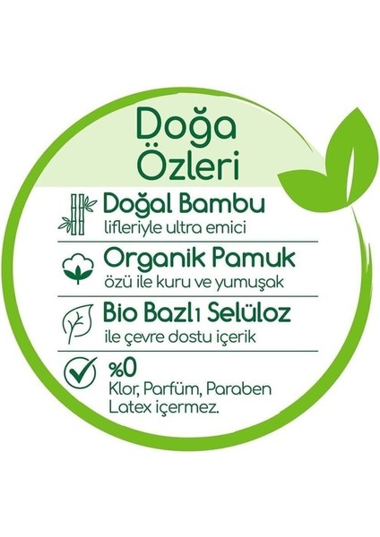 Bebem Bebek Bezi Natural Beden:6 (15+Kg) Ekstra Large 320 Adet Mega Aylık Pk