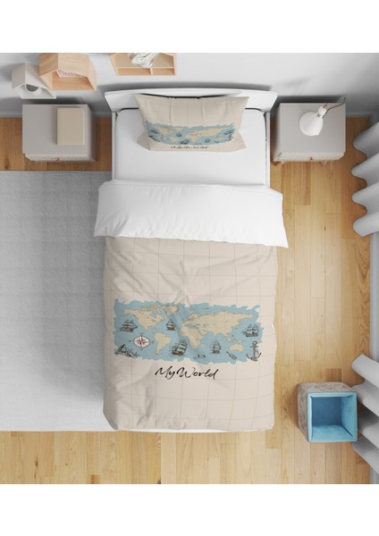 Dekoratif Çocuk Yatak Örtüsü Modeli