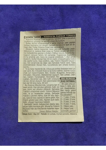 9 Ağustos 2003 Takvim Yaprağı - Nostaljik Koleksiyonluk Takvim Yaprağı fiyatları