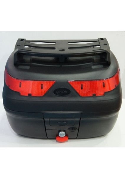 Sl-40 Motosiklet Arka Çanta Topcase Siyah+Full