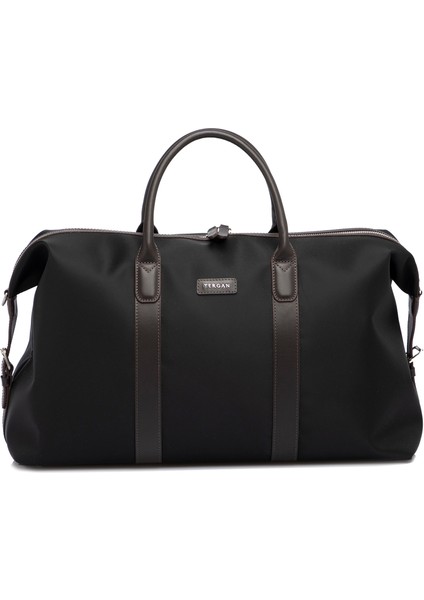Siyah Vegan Unisex Seyahat Çanta 21330S6N