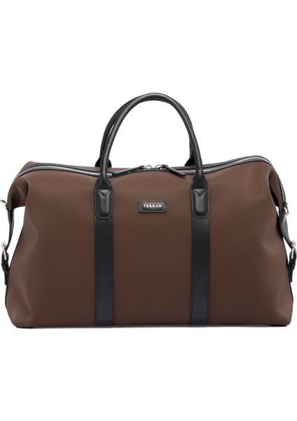 Kahverengi Vegan Unisex Seyahat Çanta 21330S7N