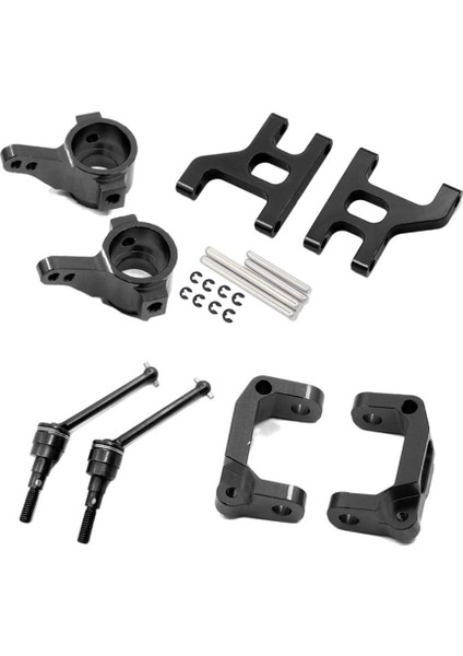 CC01 Için Metal Direksiyon Salıncak Kolu 1/10 Hobi Araç Aracı Siyah (Yurt Dışından)