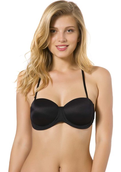 7043 Micro Sirti Seffaf Silikonlu Sütyen modelleri