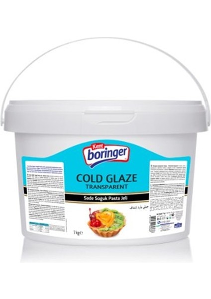 Sade Şeffaf Soğuk Pasta Jeli 7 kg