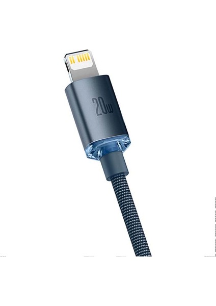 Crystal 20W Type C To Lightning Hızlı Şarj Apple iPhone Uyumlu Kablo 2mt