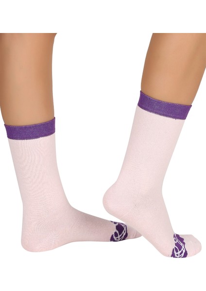 Mono Socks Nuty Purple Chocolate Donut Çorap