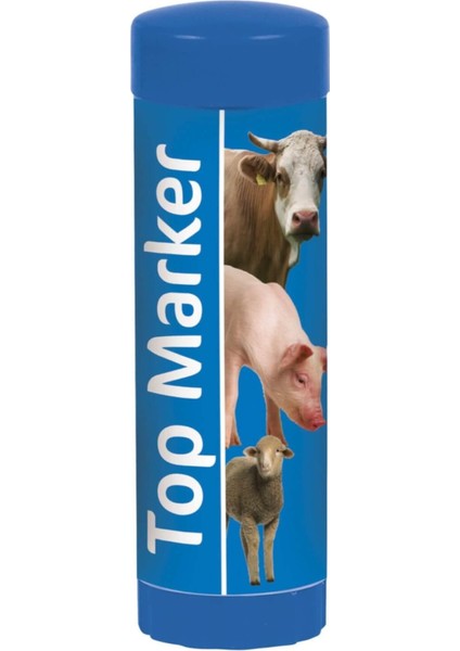Dedeks Top Marker Hayvan Işaretleme Kalemi Mavi