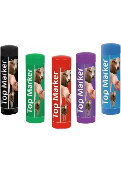Dedeks Top Marker Hayvan Işaretleme Kalemi Mavi