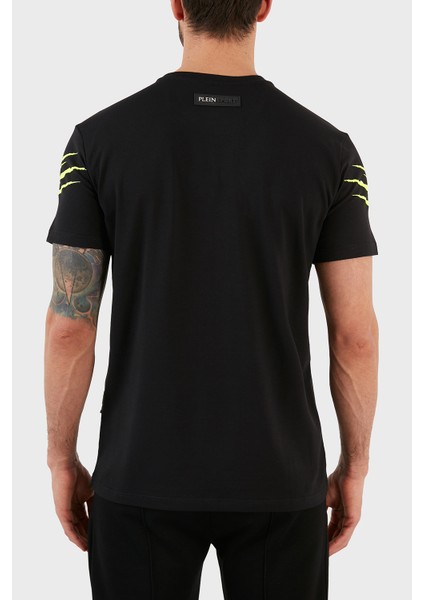 Logolu Bisiklet Yaka Pamuklu Erkek T-Shirt TIPS102IT99 fiyatları