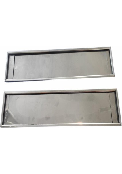 Krom Plakalık Standart+Plaka Tr Bayrak Yapışma Aluminyum