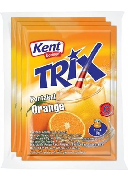 Kent Boringer Trix Portakal 9 gr x 3'lü