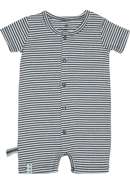 Organik Şort Tulum, Indigo Çizgili fiyatları