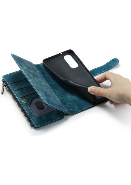 Samsung Galaxy S20 Fe Için CASEMA-C30 Pu + Tpu Kılıfı Blue (Yurt Dışından) fırsatları