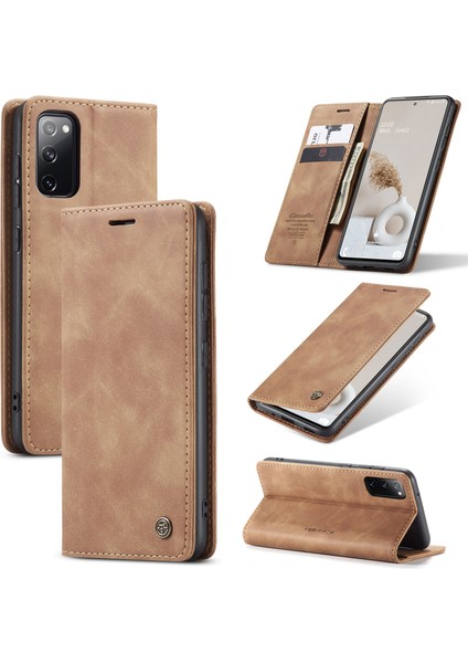 Samsung Galaxy S20 Fe Casemes Için 013 Çok Fonksiyonlu Durumda Kahverengi (Yurt Dışından) fiyatları