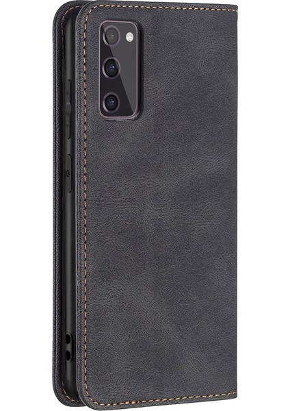 Samsung Galaxy S20 Fe Için Manyetik Rfıd Kılıf Siyah (Yurt Dışından)