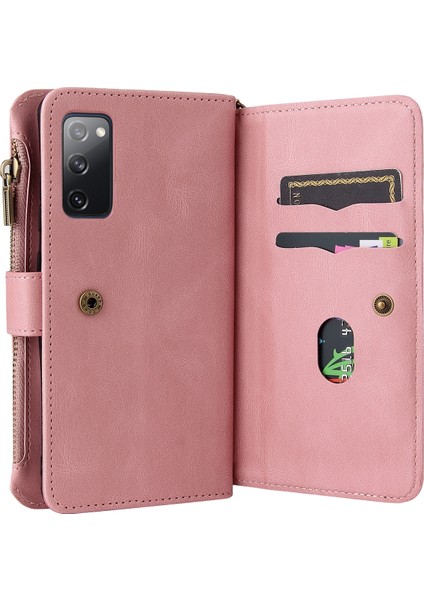 Cilt Samsung Galaxy S20 Fe Için Pu + Tpu Kılıfı Pembe (Yurt Dışından) indirimleri