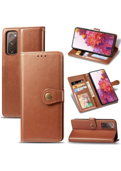 Galaxy S20 Fe (4g / 5g) / S20 Lite Retro Katı Renkli Kılıfı Kahverengi (Yurt Dışından) fiyatları